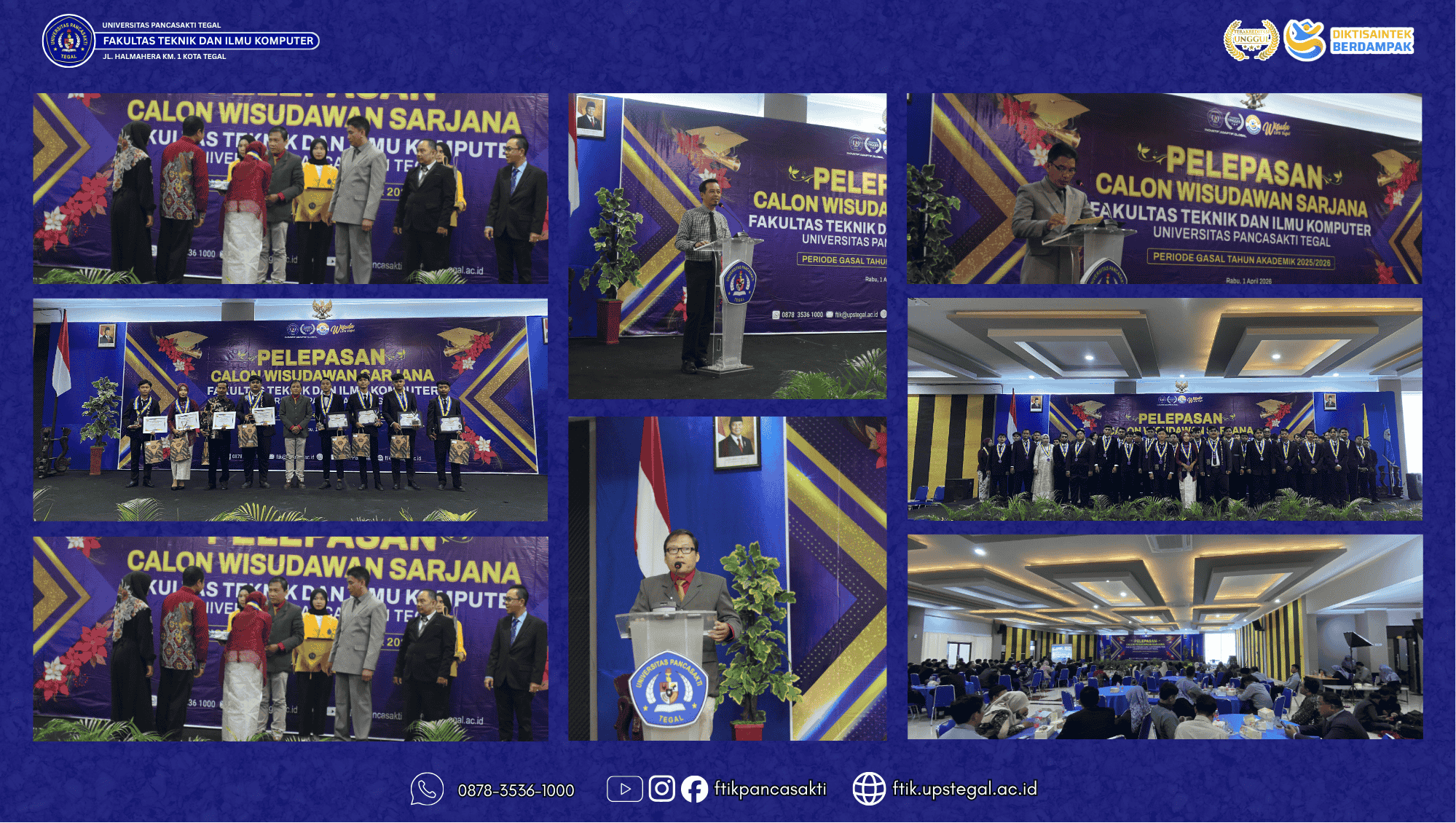 Pelepasan Calon Wisudawan Sarjana Fakultas Teknik dan Ilmu Komputer